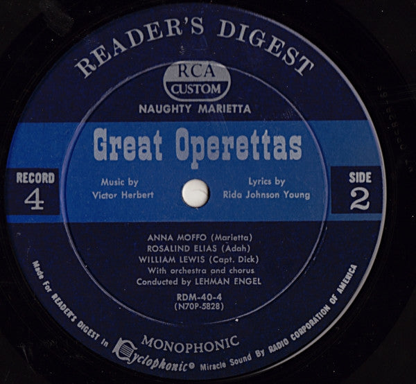 Treasury Of Great Operettas | Near Mint (NM) Very Good (VG)