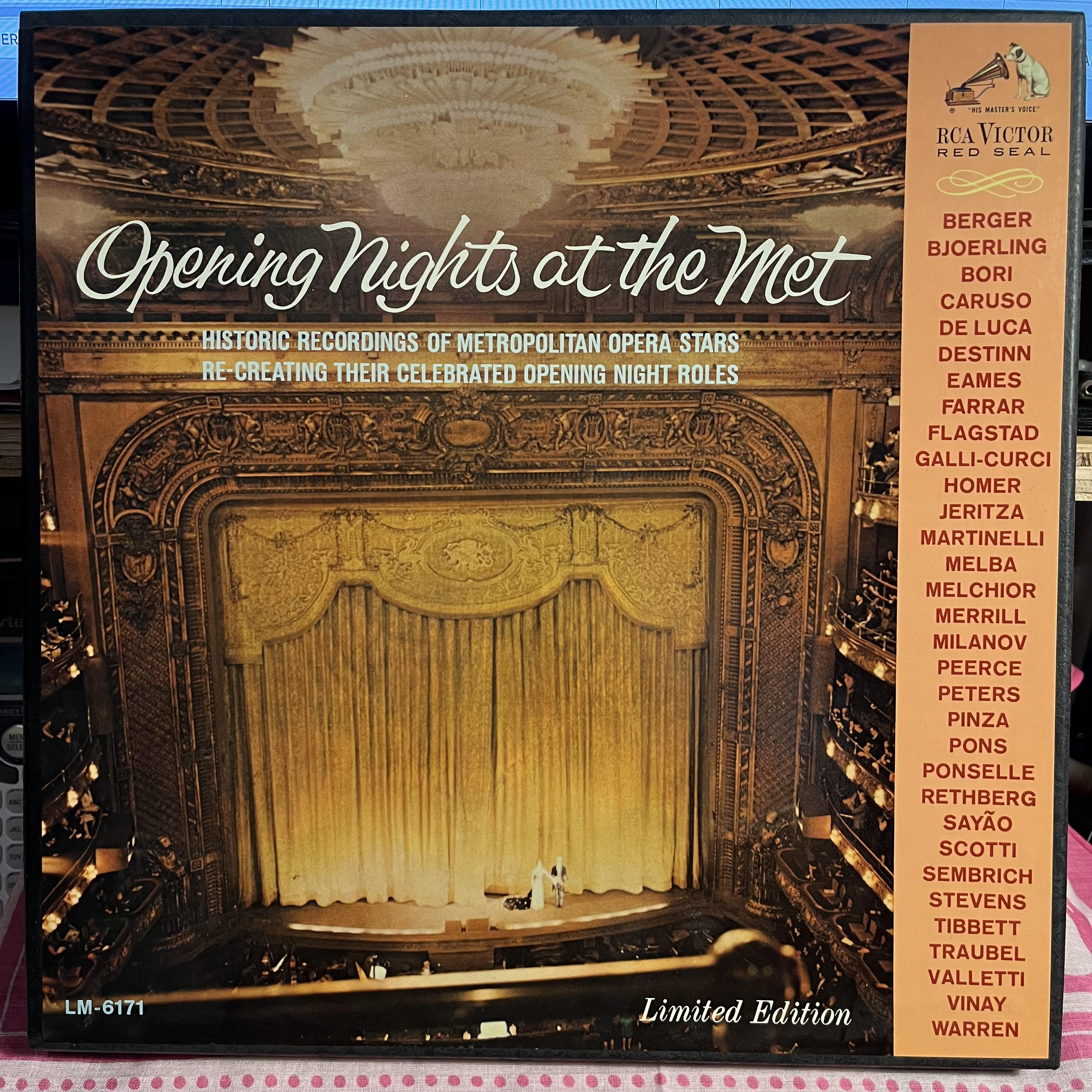 Opening Nights At The Met *3XLP BOX/NUMBERED* | Near Mint (NM) Near Mint (NM)