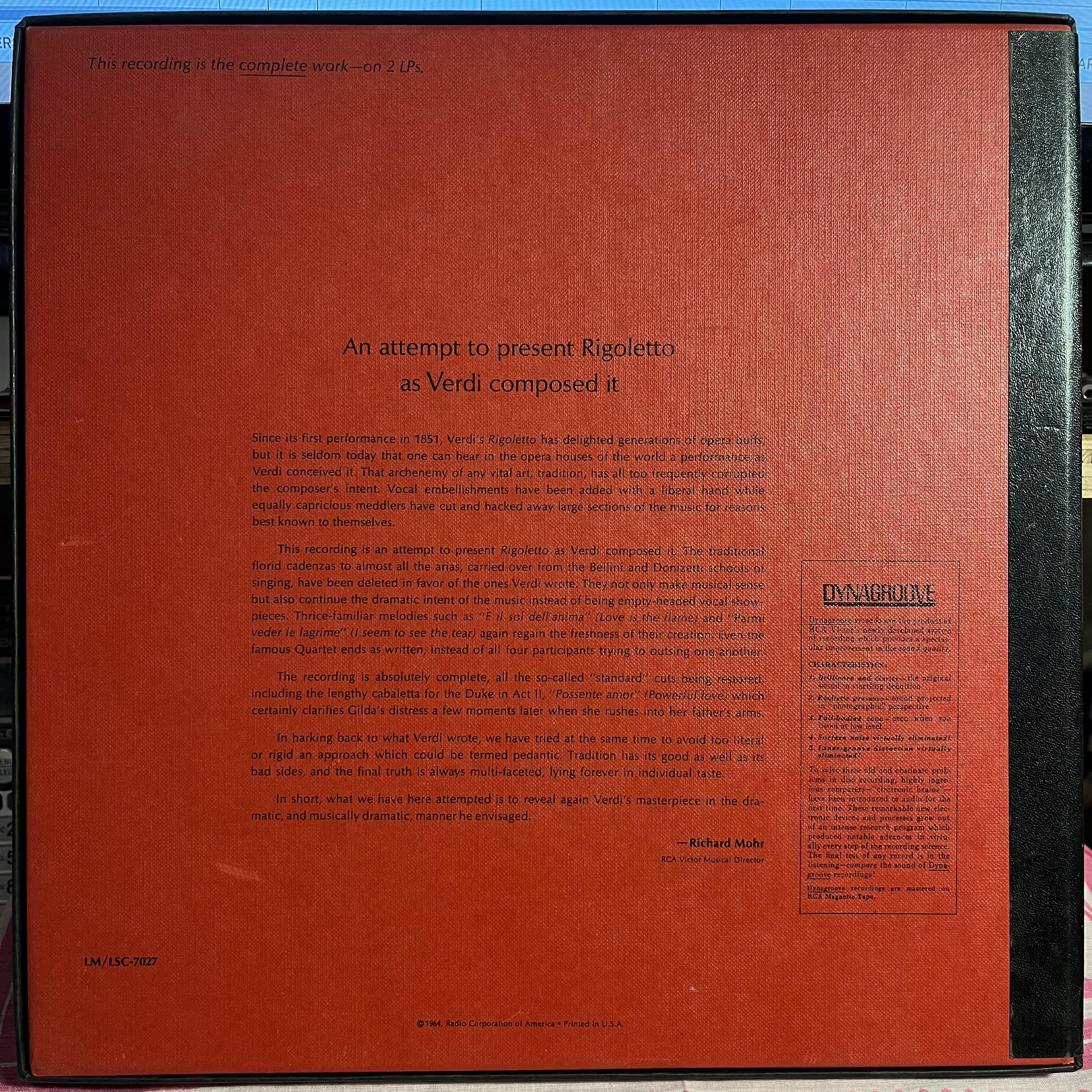 Rigoletto *2XLP BOX* | Near Mint (NM) Near Mint (NM)