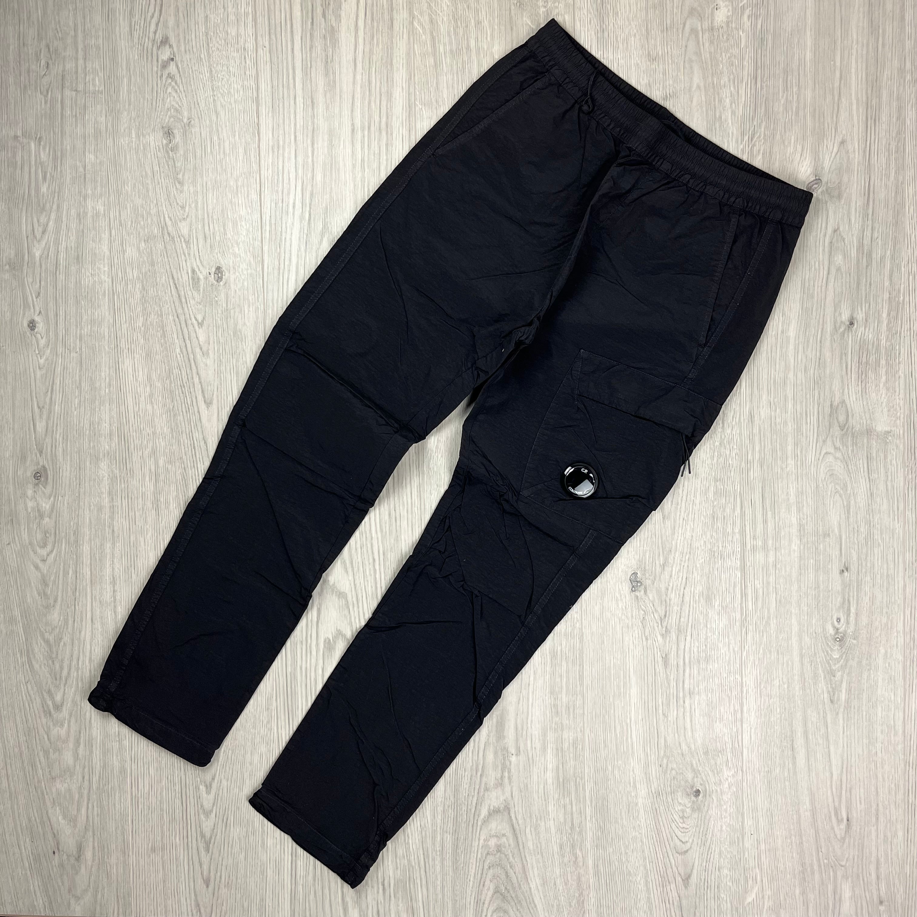 CP Company Nylon Cargo Trousers - Black