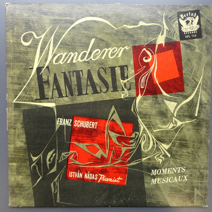 Franz Schubert, István Nadás – Wanderer Fantasy / Moments Musicaux (VG+/VG)
