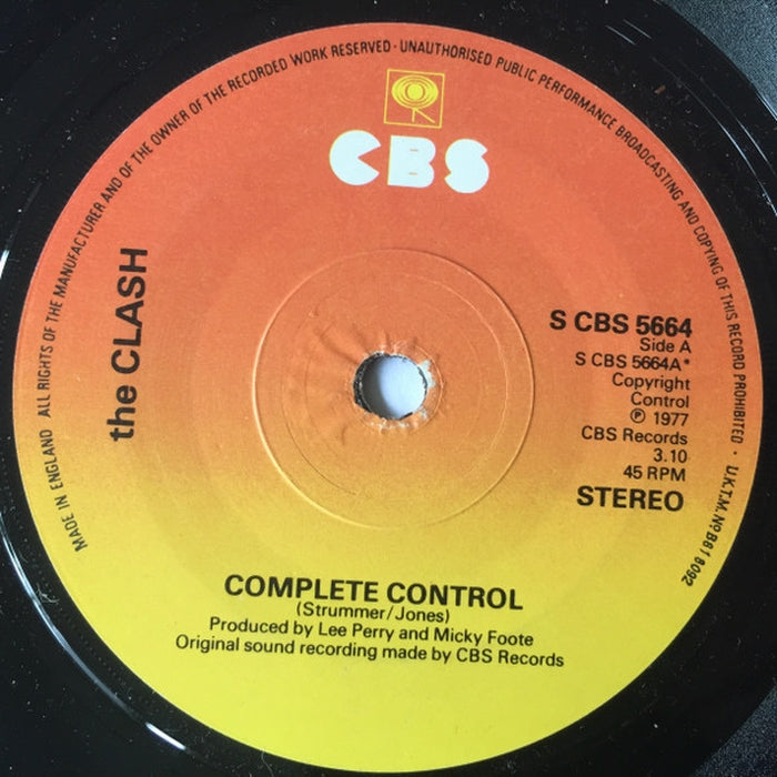 The Clash – Complete Control (VG+/Generic)