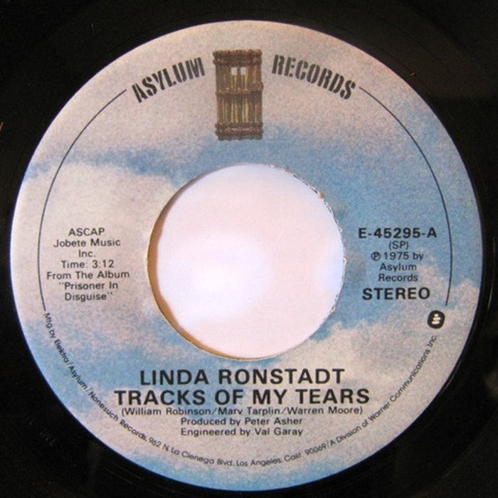 Linda Ronstadt, Linda Ronstadt, Emmylou Harris – Tracks Of My Tears / The Sweetest Gift (VG+/Generic)