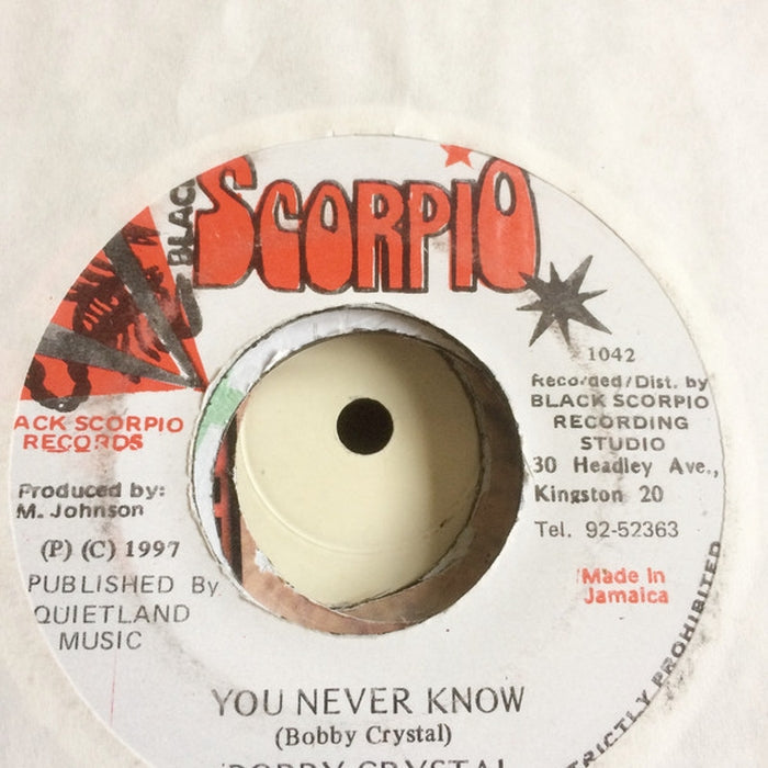 Bobby Crystal – You Never Know (VG+/Generic)