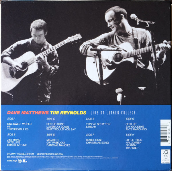 Dave Matthews & Tim Reynolds Live At Luther College RCA, Bama Rags Records Box, 150 + 4xLP, Album, RE Mint (M) Mint (M)