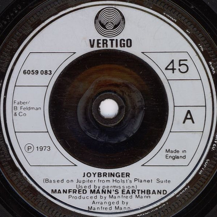 Manfred Mann's Earth Band – Joybringer (VG+/Generic)