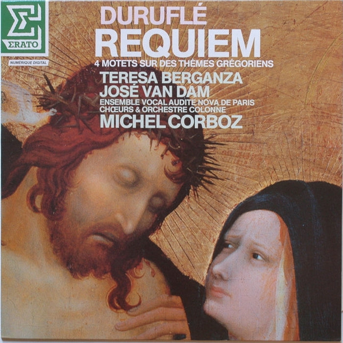 Maurice Duruflé, Teresa Berganza, José Van Dam, Ensemble Vocal Audite Nova De Paris, Chœur De L'Orchestre Colonne, Orchestre Colonne, Michel Corboz – Requiem / 4 Motets Sur Des Thèmes Grégoriens (VG+/VG+)