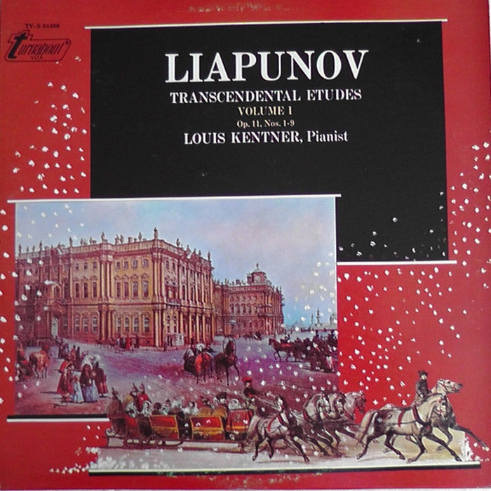 Sergei Lyapunov, Louis Kentner – Transcendental Etudes, Volume I (Op. 11, Nos. 1-9) (VG+/VG+)