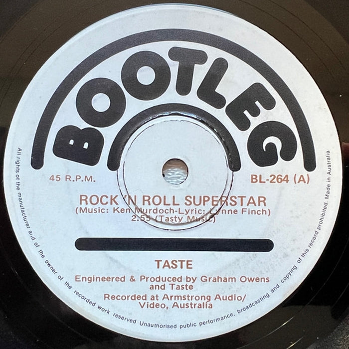 Taste – Rock 'N Roll Superstar (VG+/Generic)