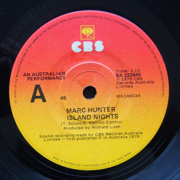 Marc Hunter – Island Nights (VG+/Generic)