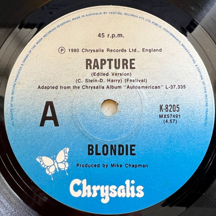 Blondie – Rapture (VG+/Generic)