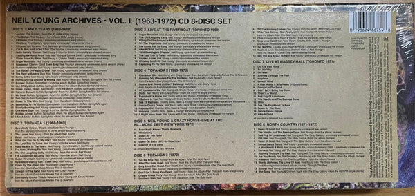 Neil Young Archives - Vol. I (1963-1972)(CD BOX) | Mint (M) Mint (M)