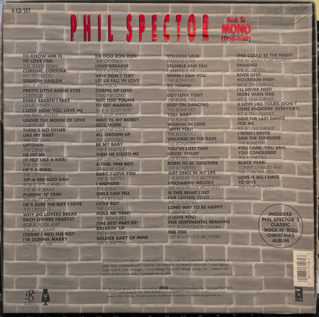 Back To Mono (1958-1969) (CD BOX) | Near Mint (NM) Excellent (EX)