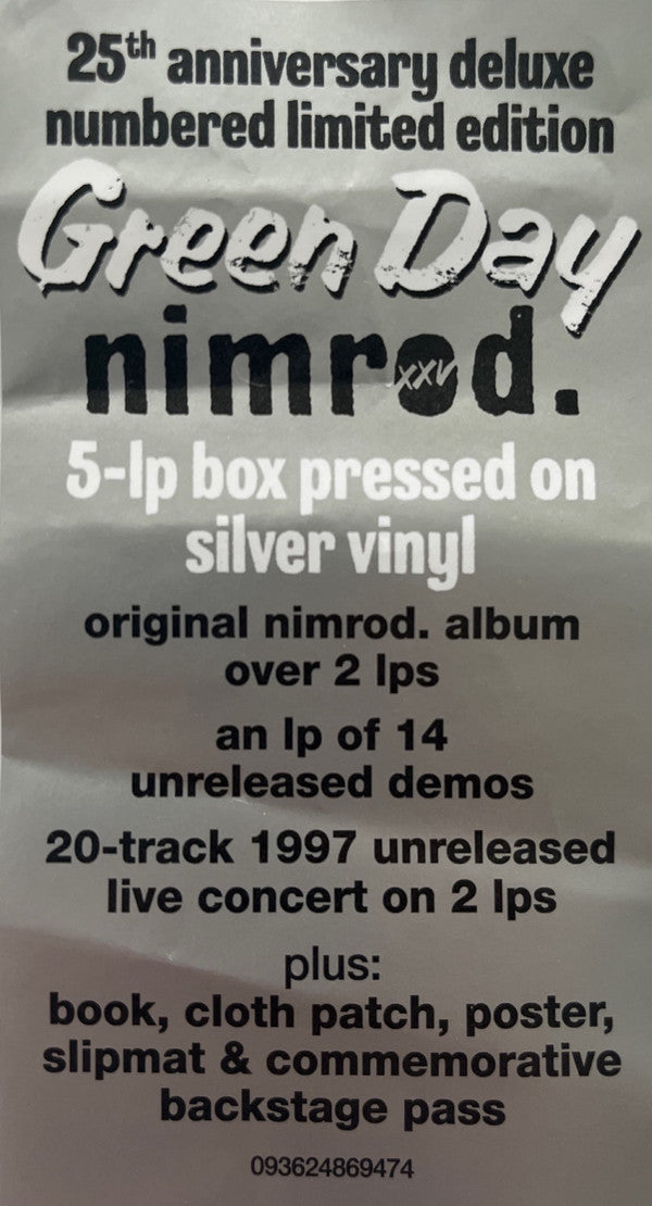 Nimrod. XXV (5LP Box Color/Etched) | Mint (M) Mint (M)