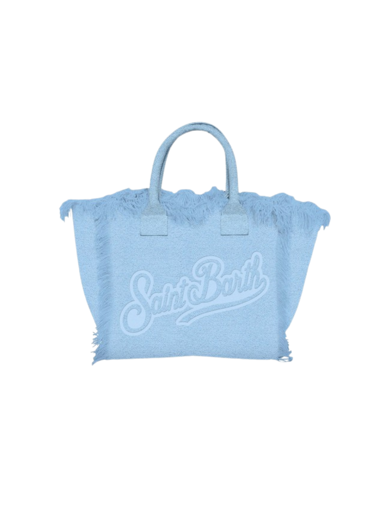 Borsa "vanity terry" Saint Barth azzurra