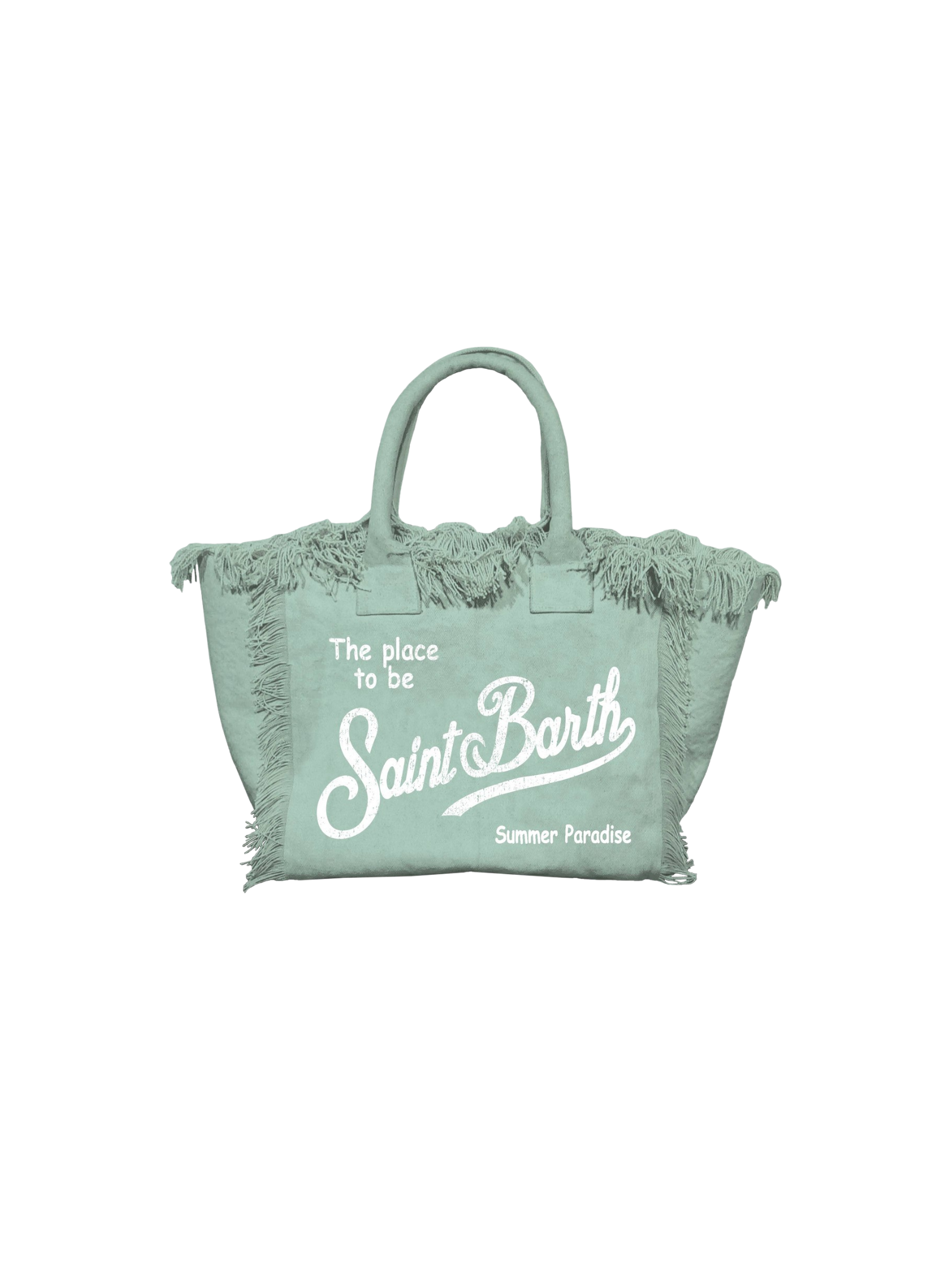 Borsa "vanity" Saint Barth verde