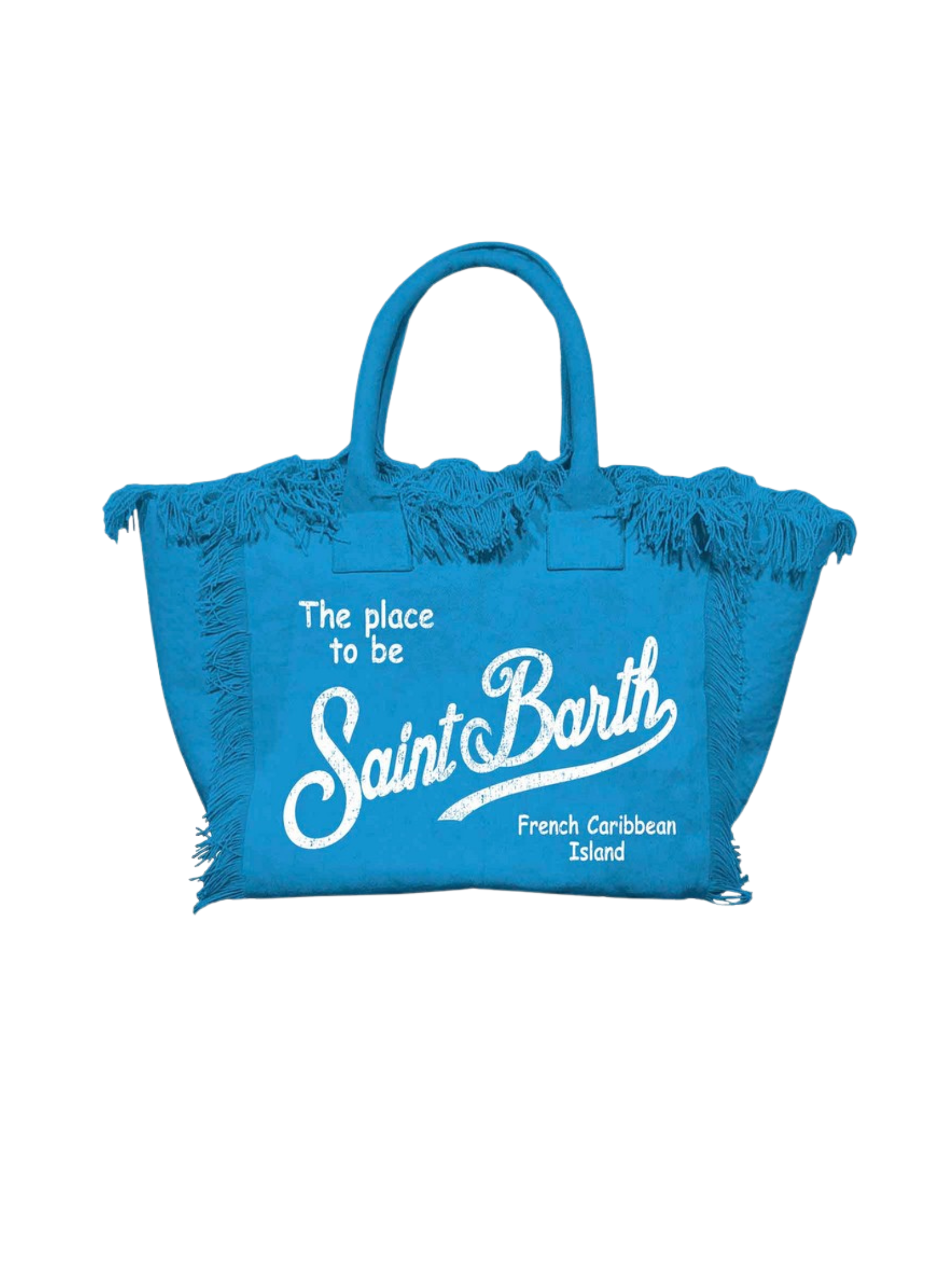 Borsa "vanity" Saint Barth azzurra