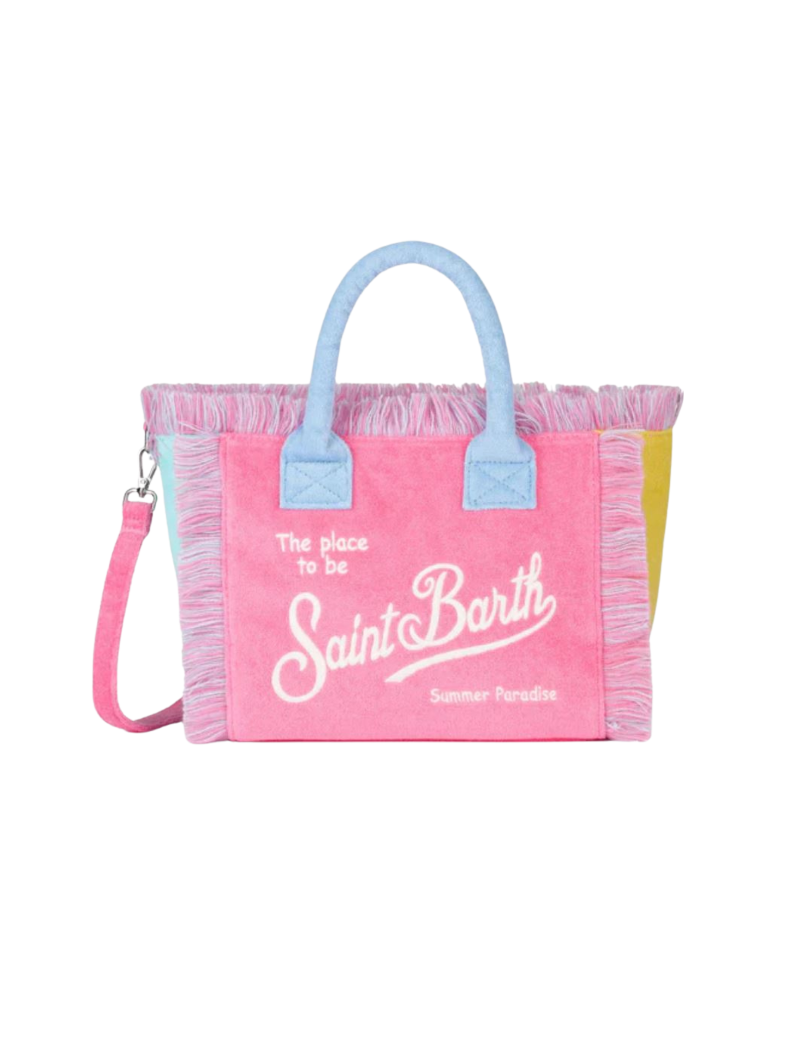 Borsa "colette" Saint Barth in spugna rosa