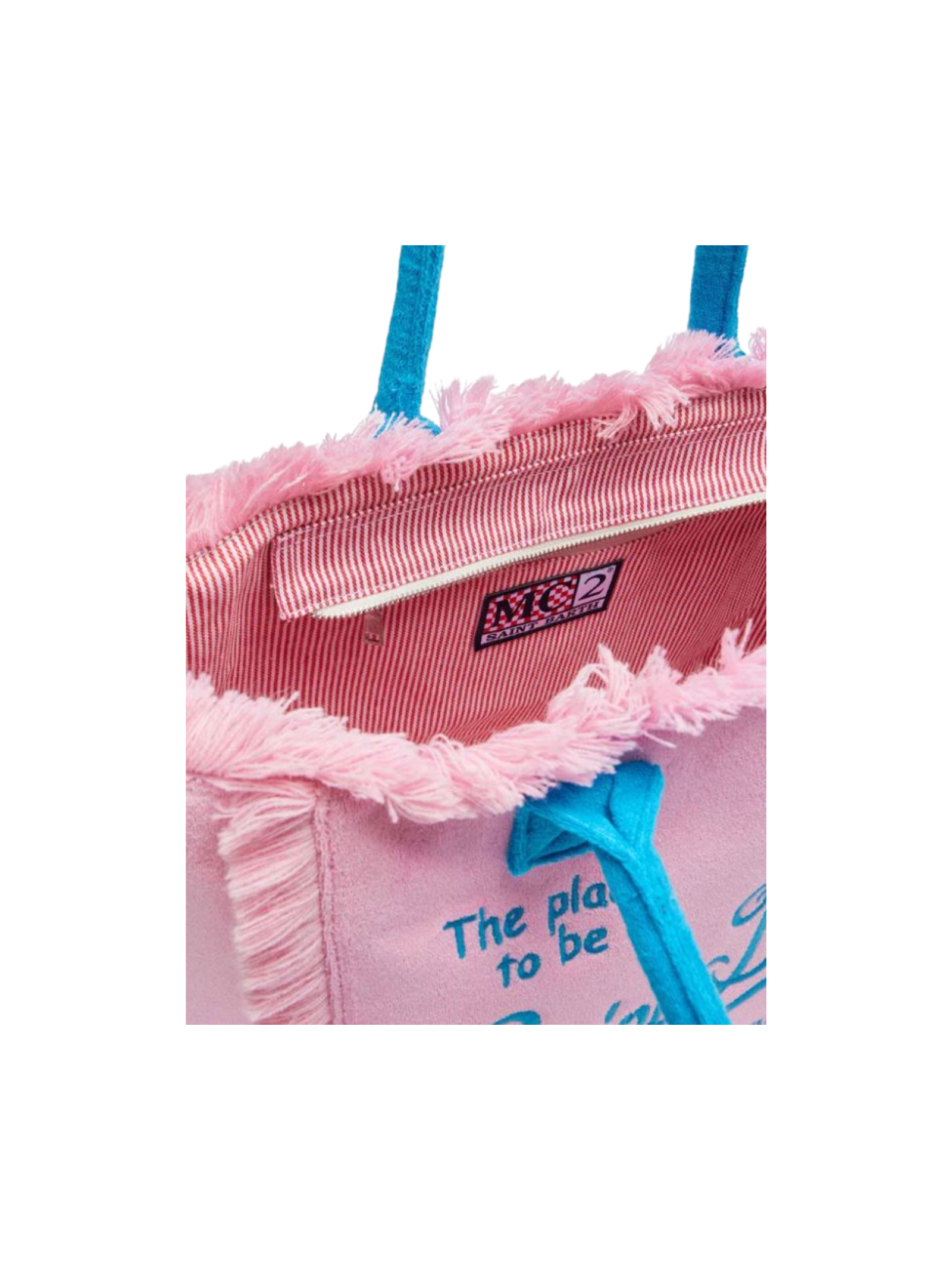 Borsa "vanity sponge" Saint Barth rosa