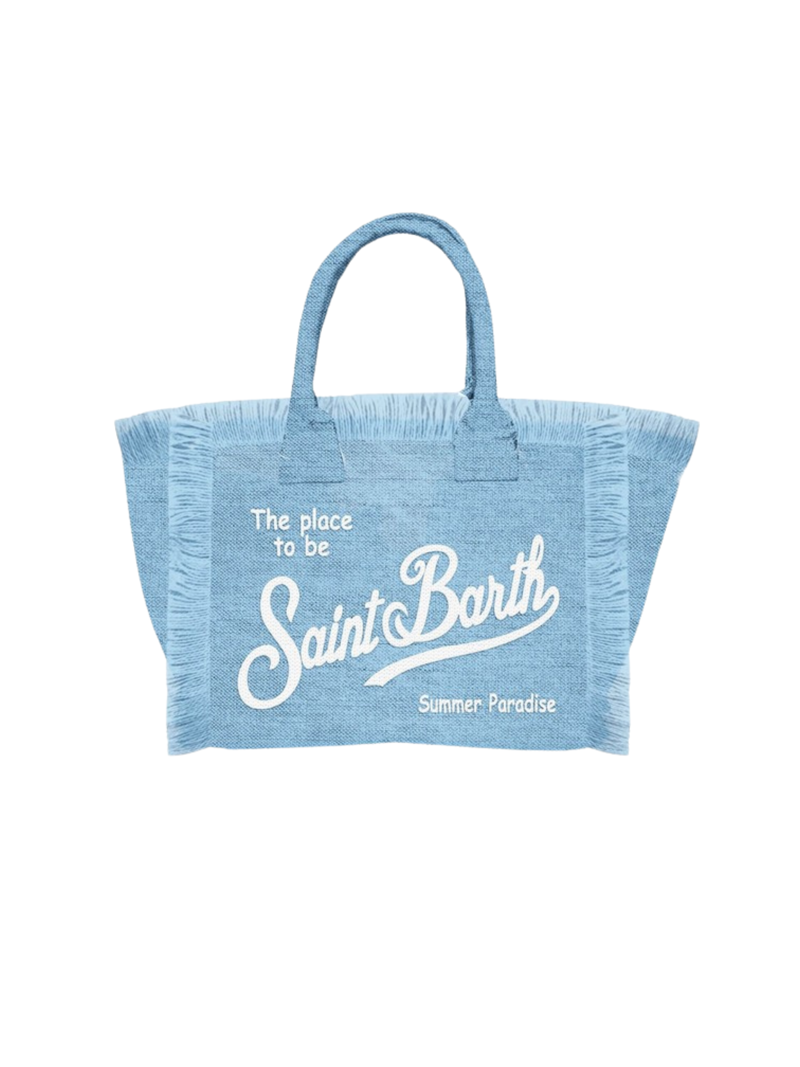 Borsa "colette linen" Saint Barth azzurra
