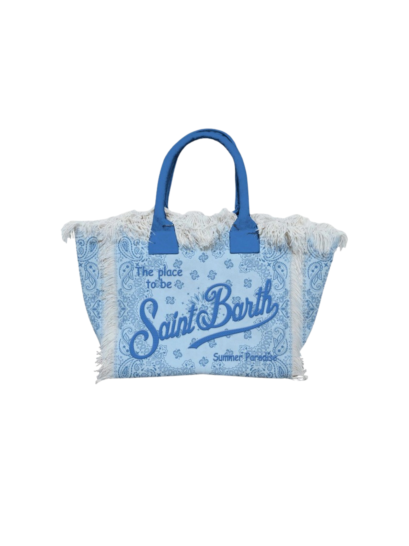 Borsa "colette" Saint Barth azzurra