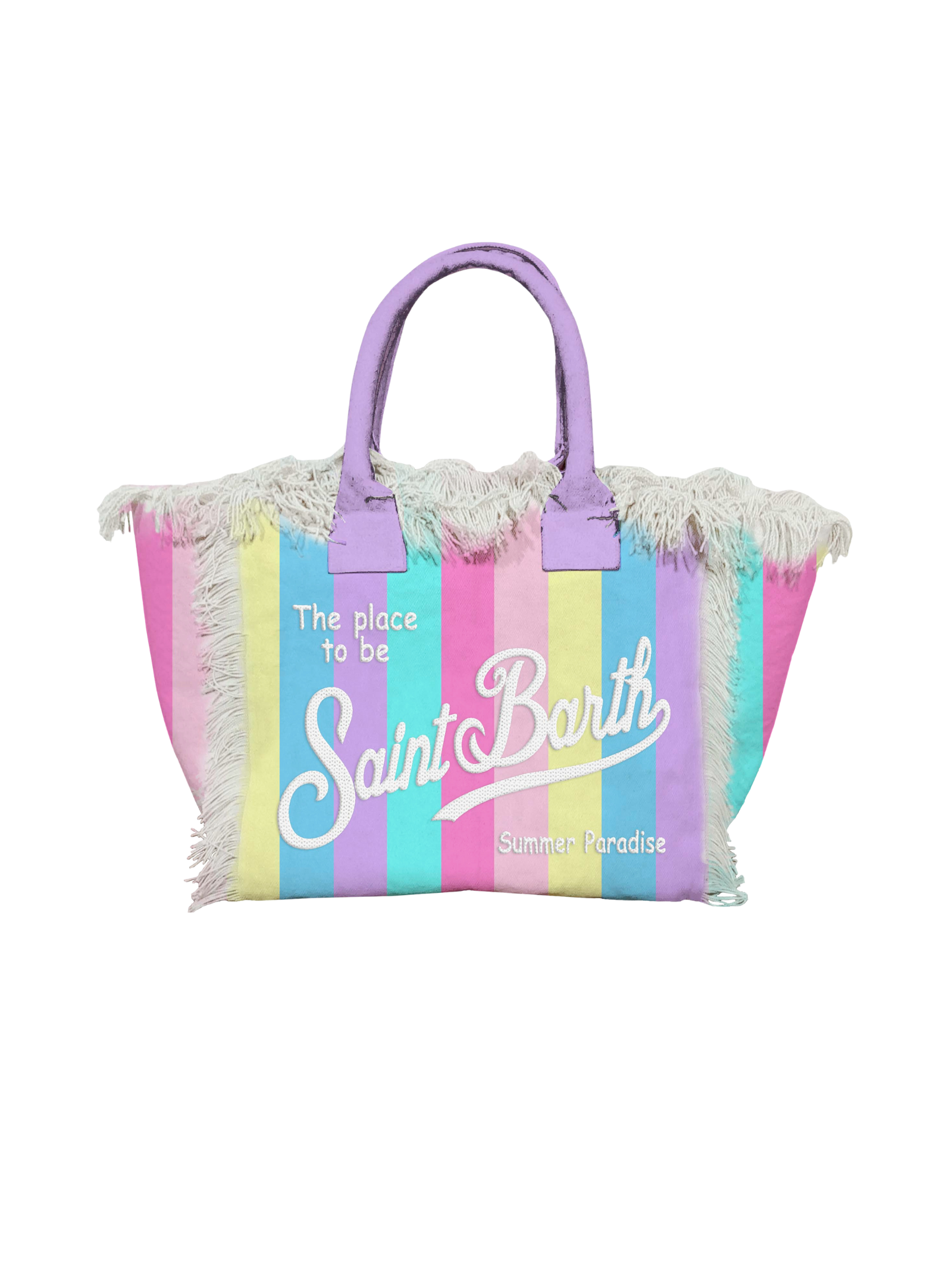 Borsa "vanity mini" Saint Barth multicolore