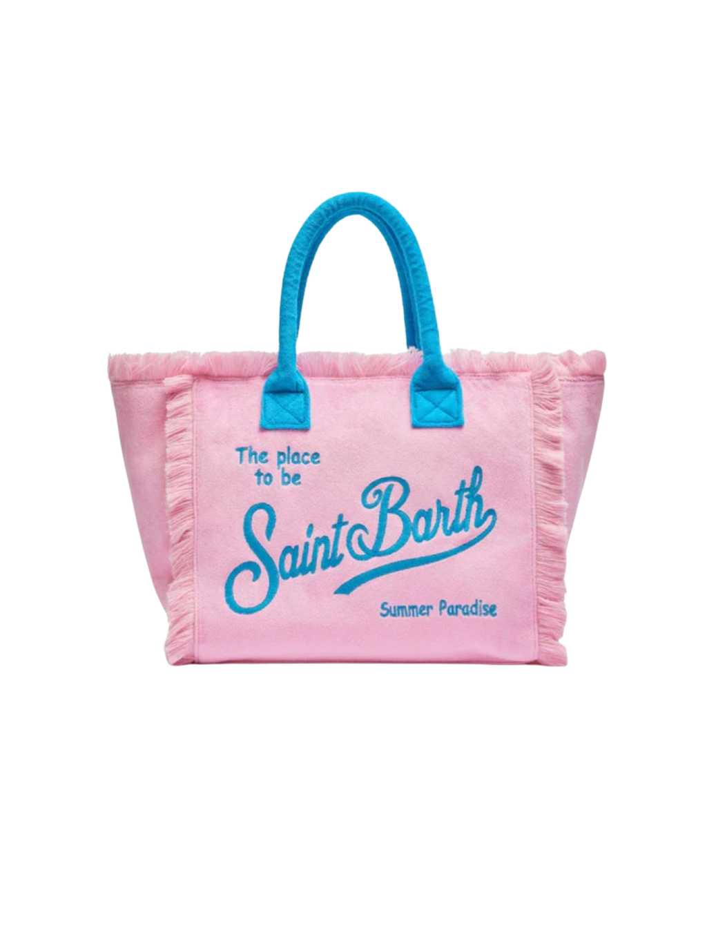 Borsa "vanity sponge" Saint Barth rosa