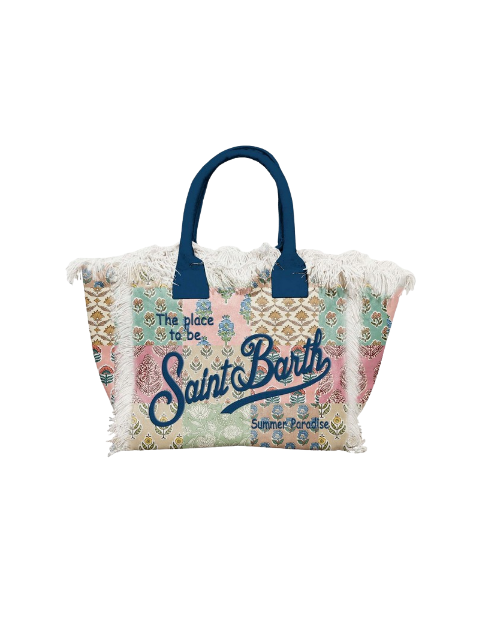 Borsa MC2 St.Barth "Colette" multicolor con frange