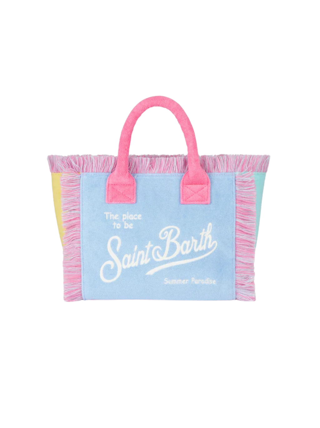 Borsa "colette" Saint Barth in spugna rosa