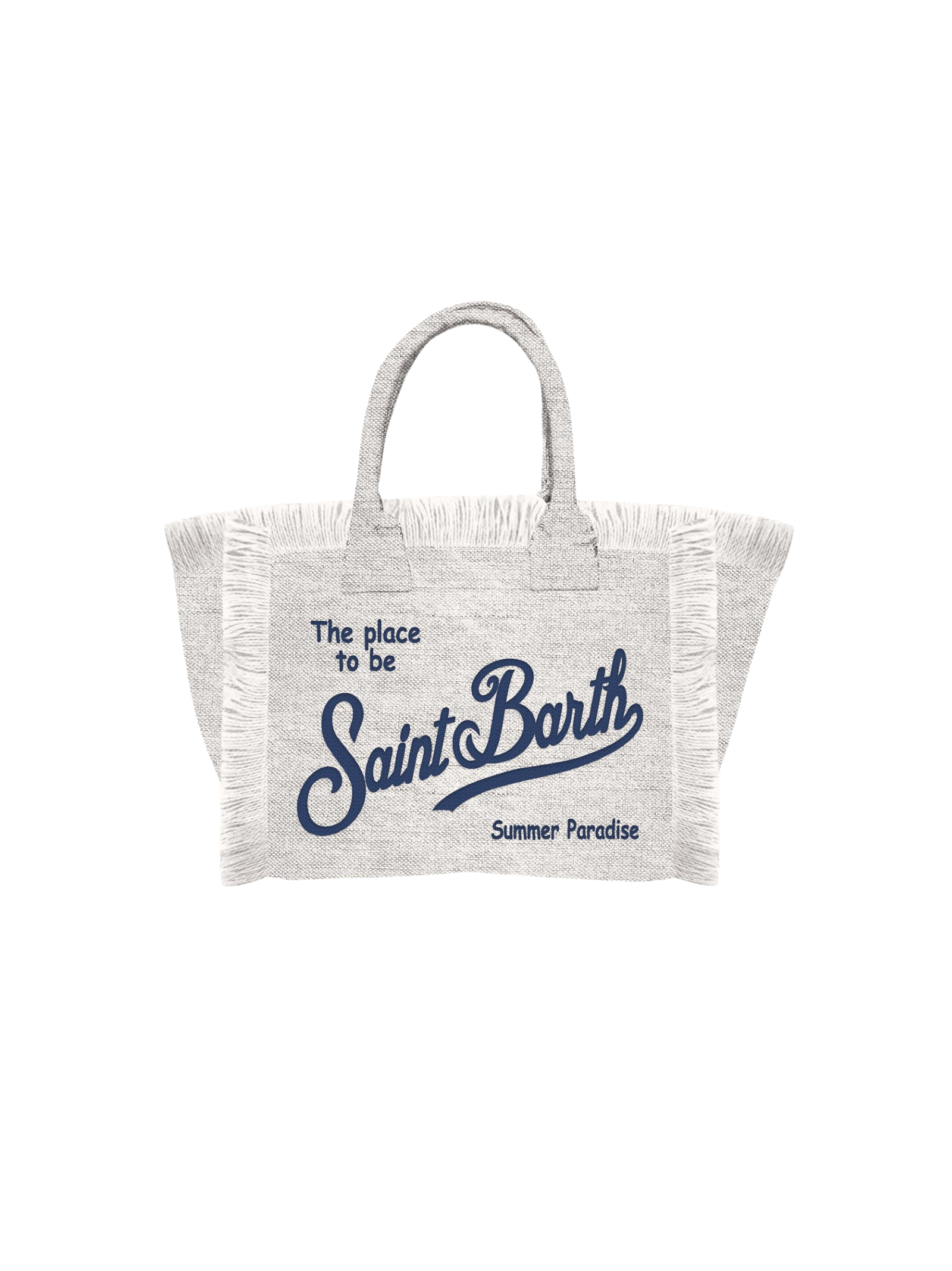 Borsa "colette linen" Saint Barth bianca panna