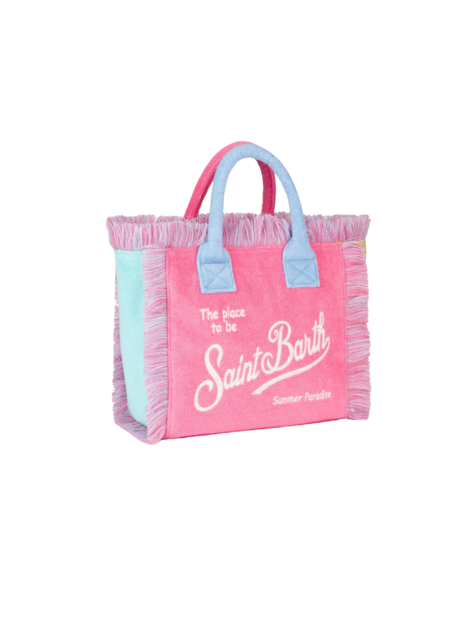 Borsa "colette" Saint Barth in spugna rosa