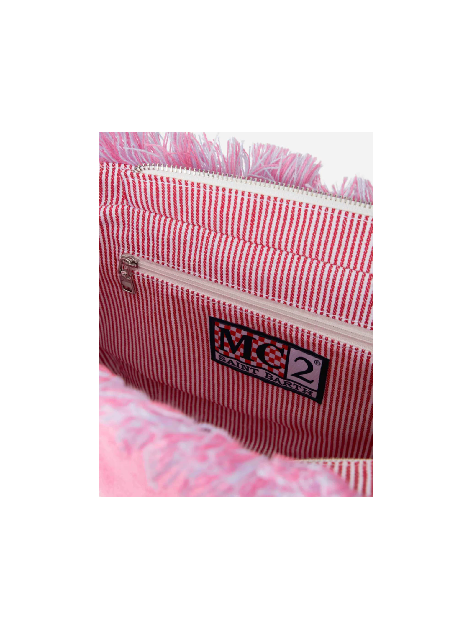 Borsa "colette" Saint Barth in spugna rosa