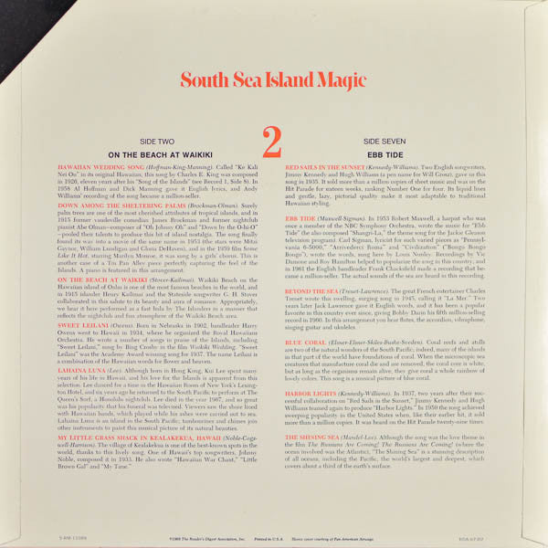 South Sea Island Magic (BOX SET) | Very Good Plus (VG+) Very Good Plus (VG+)
