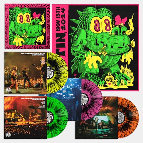 King Gizzard - Live In Austin '24 (4Lp Neon Splatter Vinyl Box Set) |