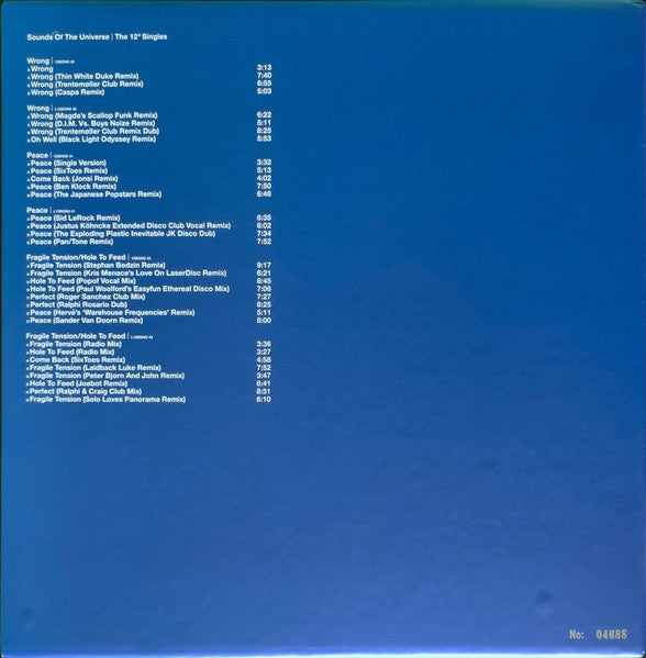 Sounds Of The Universe I The 12" Singles (BOX SET) | Mint (M) Mint (M)