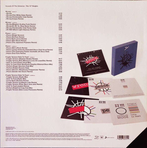 Sounds Of The Universe I The 12" Singles (BOX SET) | Mint (M) Mint (M)