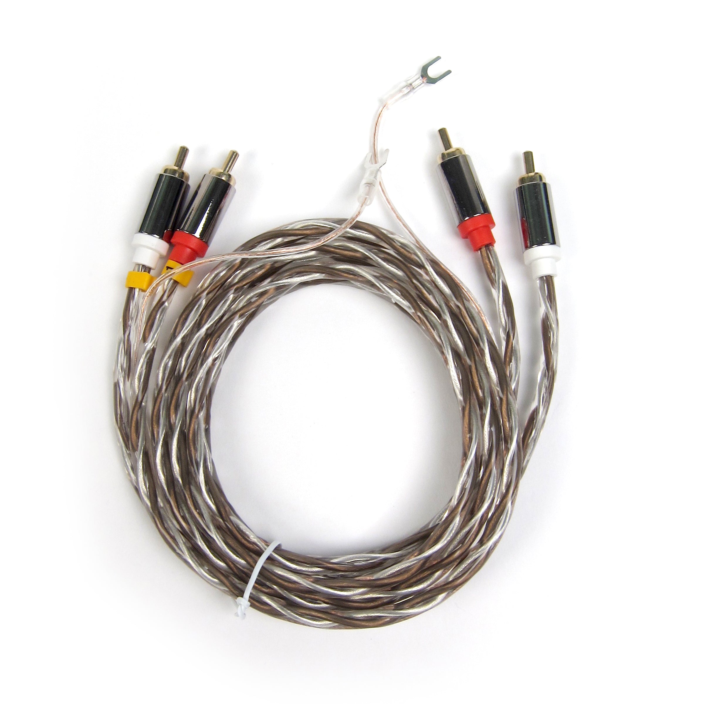 Pro-Ject: Connect It E RCA to RCA Phono Cable w/ Ground Wire - 4 ft. / 1.23M