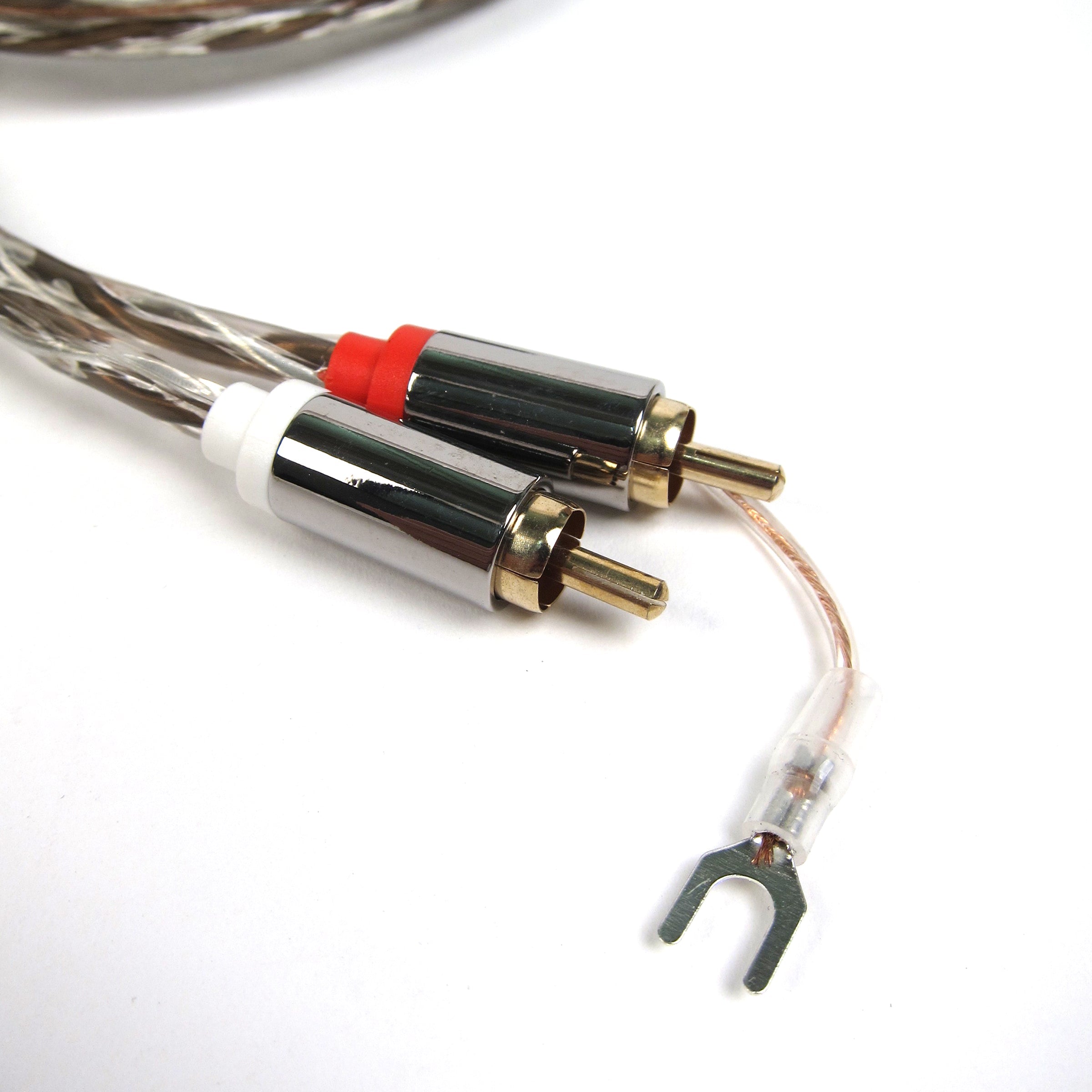 Pro-Ject: Connect It E RCA to RCA Phono Cable w/ Ground Wire - 4 ft. / 1.23M