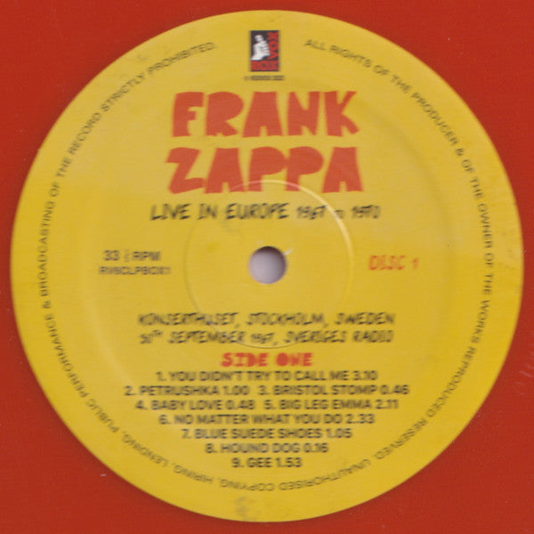 Live In Europe 1967 To 1970 (6XLP BOX* | Mint (M) Mint (M)