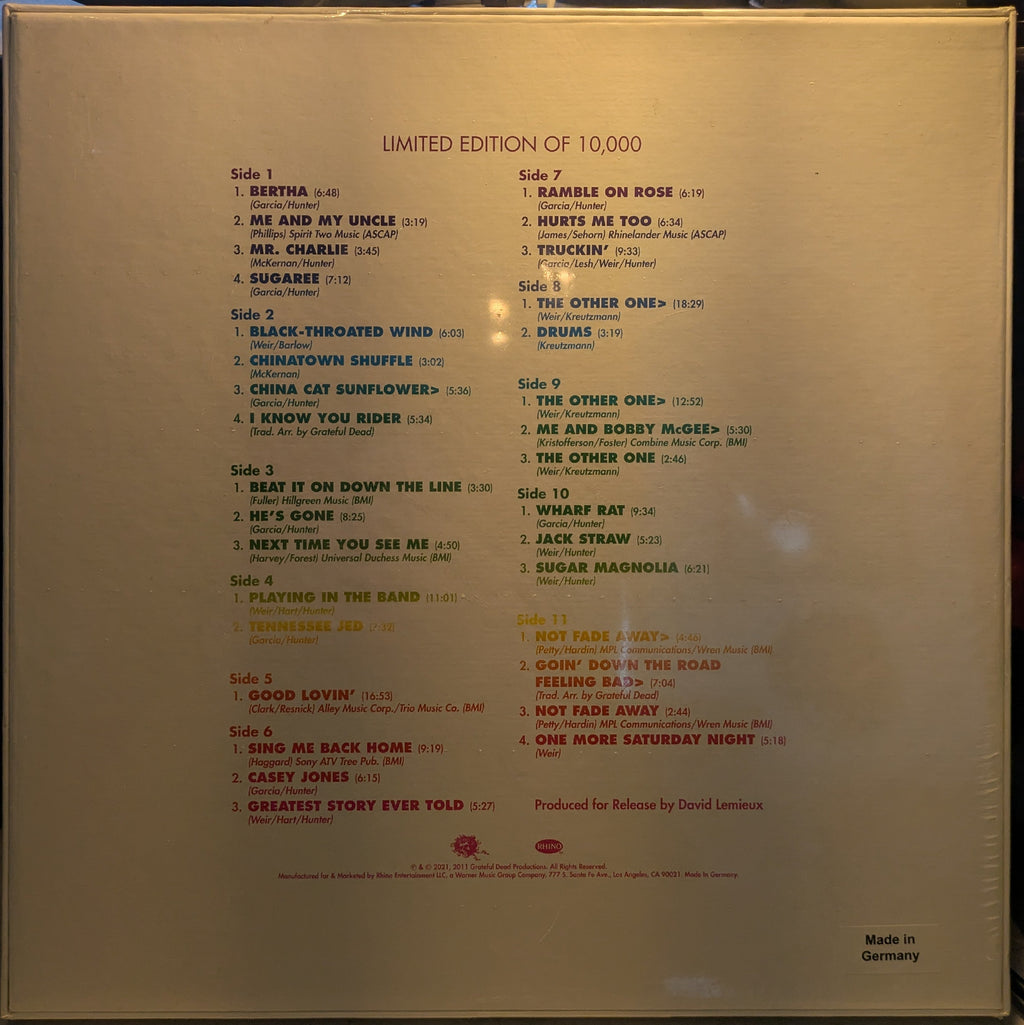 Olympia Theatre, Paris, France (5/3/72) (6xVINYL BOX SET) | Mint (M) Near Mint (NM or M-)