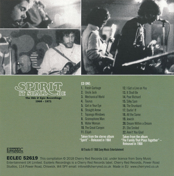 It Shall Be: The Ode & Epic Recordings 1968-1972 *5XCD BOX* | Excellent (EX) Near Mint (NM)