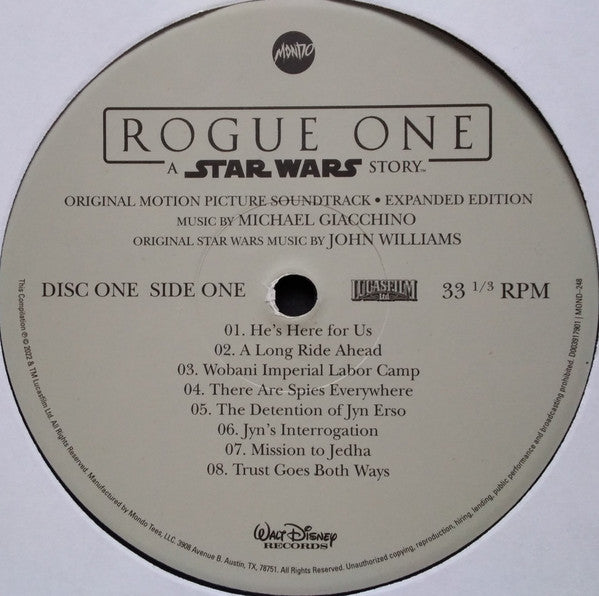 Rogue One: A Star Wars Story (Original Motion Picture Soundtrack Expanded Edition) (4xVINYL BOX) | Near Mint (NM) Near Mint (NM)