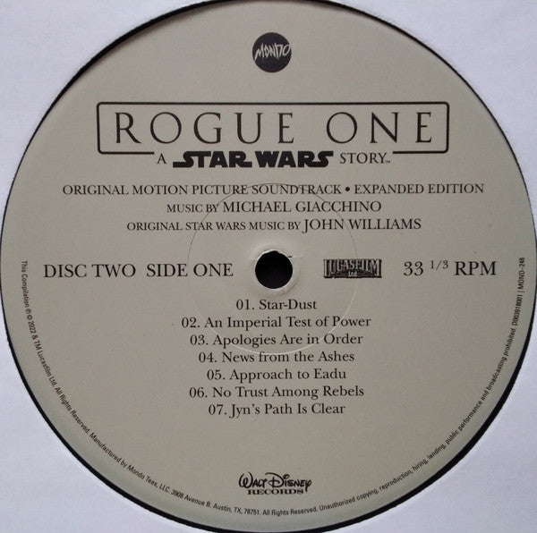 Rogue One: A Star Wars Story (Original Motion Picture Soundtrack Expanded Edition) (4xVINYL BOX) | Near Mint (NM) Near Mint (NM)