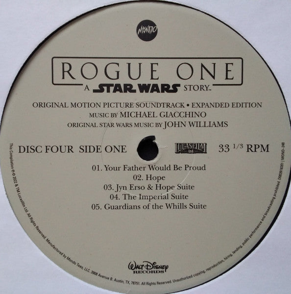 Rogue One: A Star Wars Story (Original Motion Picture Soundtrack Expanded Edition) (4xVINYL BOX) | Near Mint (NM) Near Mint (NM)