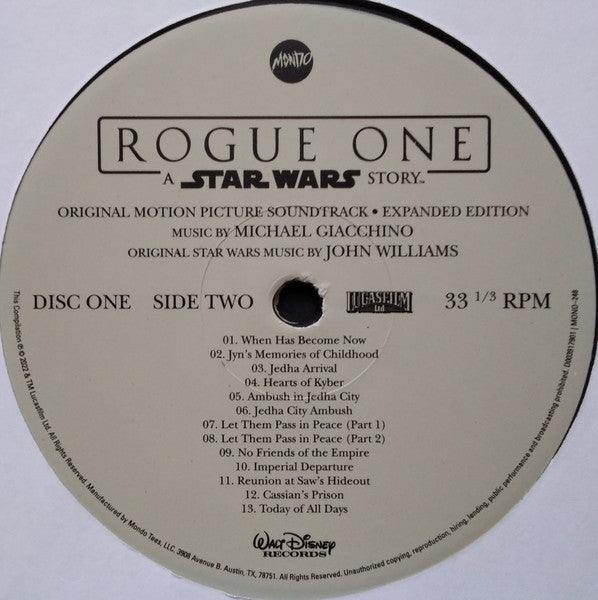 Rogue One: A Star Wars Story (Original Motion Picture Soundtrack Expanded Edition) (4xVINYL BOX) | Near Mint (NM) Near Mint (NM)