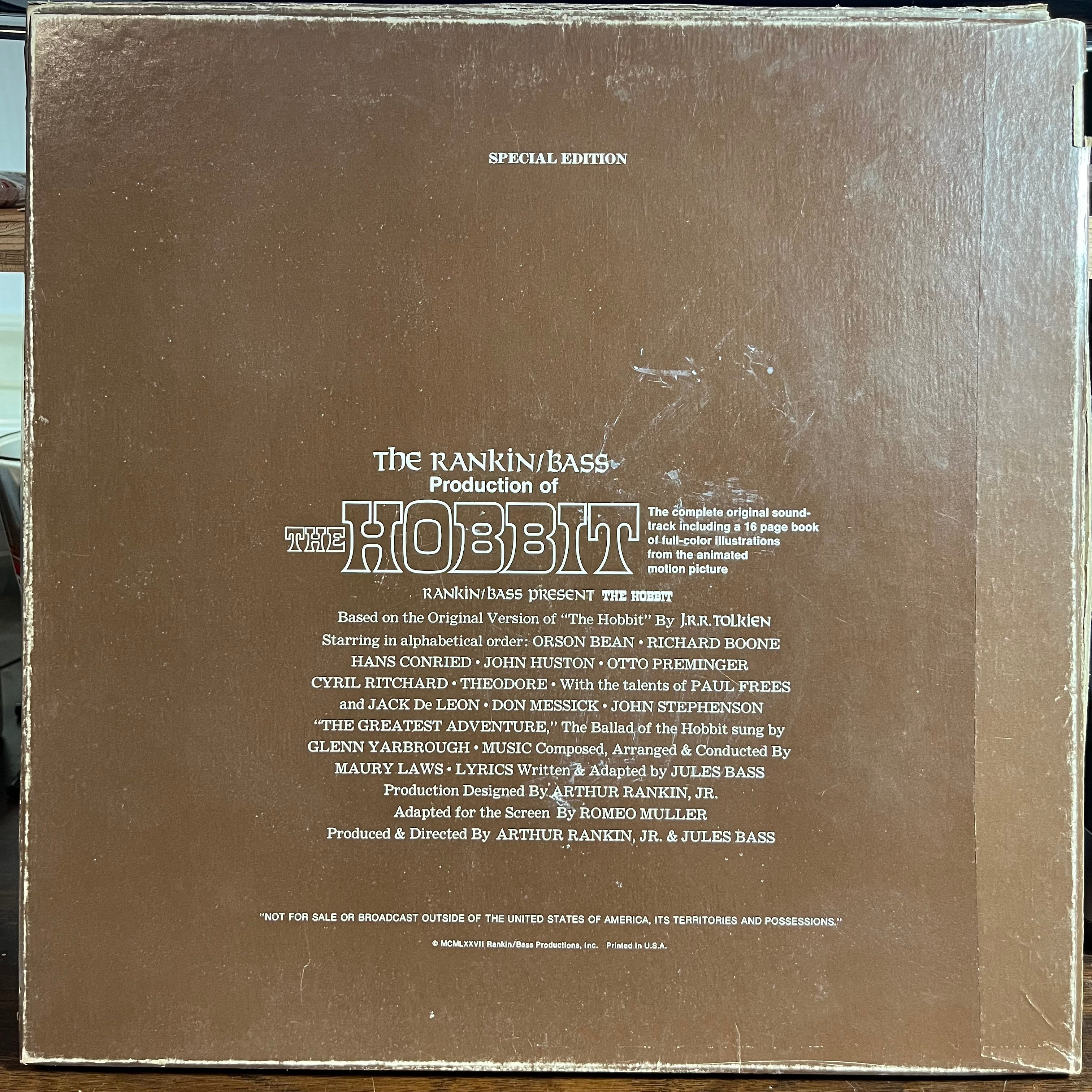 The Hobbit (Soundtrack)(2xVINYL BOX) | Very Good (VG) Very Good (VG)