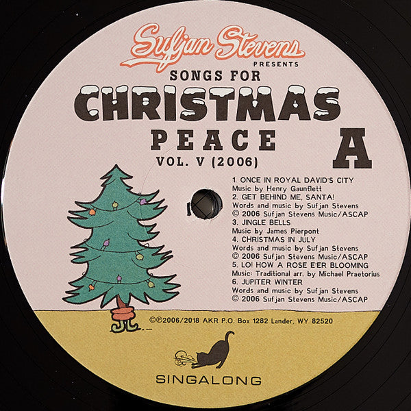 Sufjan Stevens Songs For Christmas Asthmatic Kitty Records Box, Comp + 5x12", EP, RE Mint (M) Mint (M)