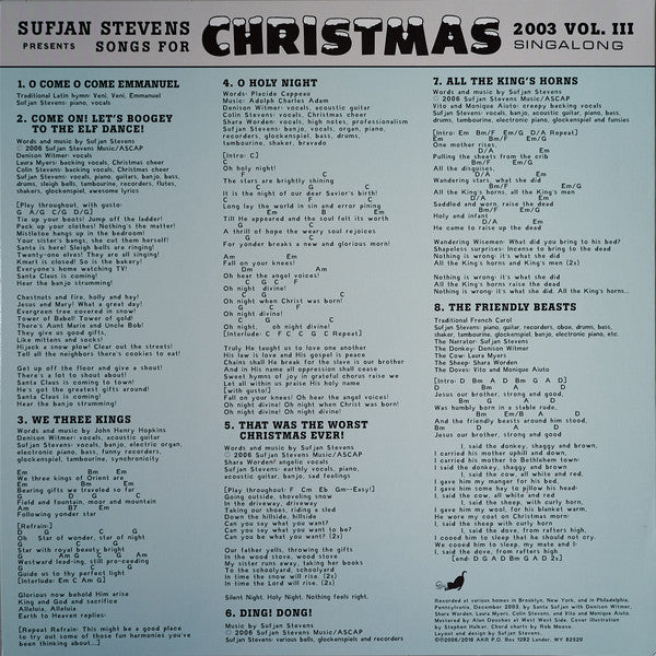 Sufjan Stevens Songs For Christmas Asthmatic Kitty Records Box, Comp + 5x12", EP, RE Mint (M) Mint (M)