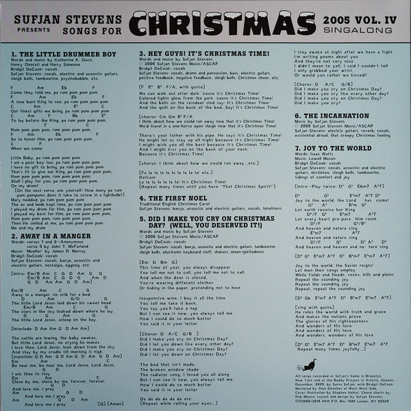 Sufjan Stevens Songs For Christmas Asthmatic Kitty Records Box, Comp + 5x12", EP, RE Mint (M) Mint (M)
