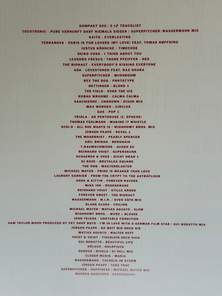 Kompakt 500 (VINYL BOX) | Mint (M) Mint (M)
